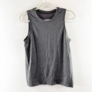 Lululemon Sleeveless Crew Neck Mesh Tank Top Charcoal 6